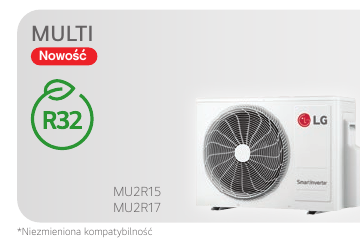 LG agregat Multi Split 2×1 4,1 kW